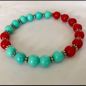 ⛄️ Ruby Jade & Turquoise Bracelet for Women